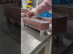 bronzierter Plattenwärmetauscher