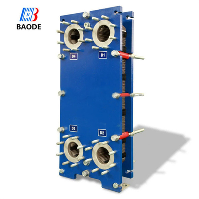BH100 Edelstahlplatte und -rahmen Flüssigkeitskühlwärmetauscher Gaskette Plattenwärmetauscher mit hohem Standard