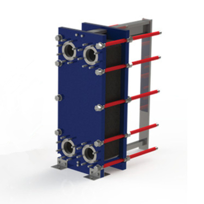 Industrie Halbgeschweißter Wärmetauscher aus Platten Titan Wärmetauscher für Seefahrzeuge