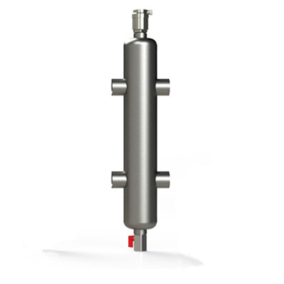 Hydraulischer Wasserdruckseparator aus Edelstahl für Fußbodenheizung
