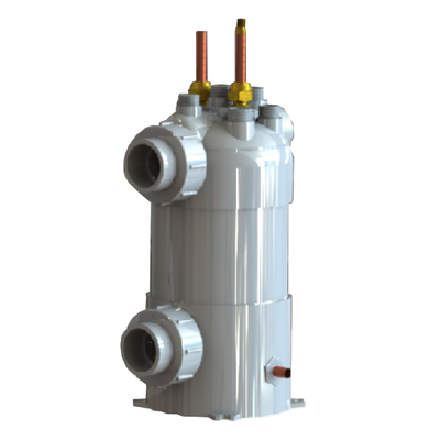 Titanium-PVC-Schraubrohr und Schal Wärmetauscher für Aquarienchiller-Bedampfer für Schwimmbäder