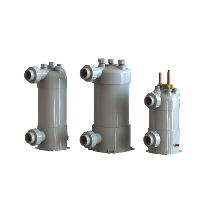 Titan-Wärmetauscher Rohr PVC-Schalen-Wärmetauscher für Schwimmbad Wärmepumpe Aquarien-Kühler