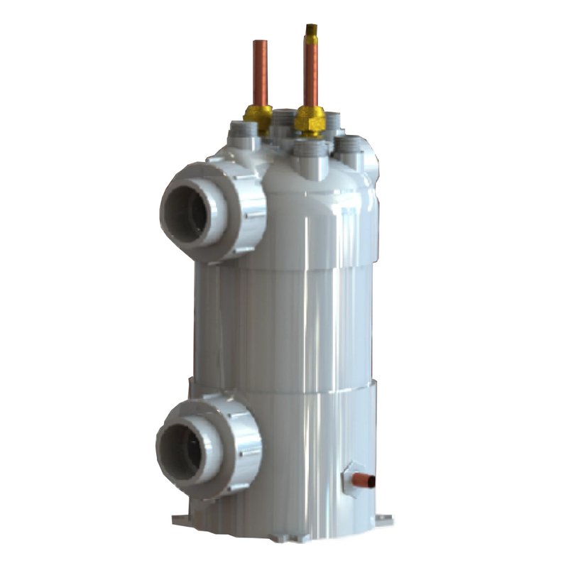 PVC-Titan-Kühler-Spule Schwimmbad-Wärmetauscher-Wärmepumpe für Warmwasser